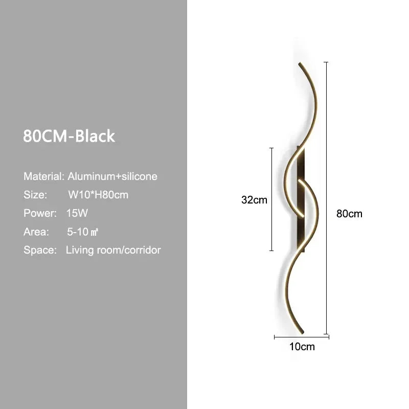 Modern LED Wall Lights – Up & Down Wall Lamps for Bedroom, Corridor, and Interior Home Lighting | Kalsten