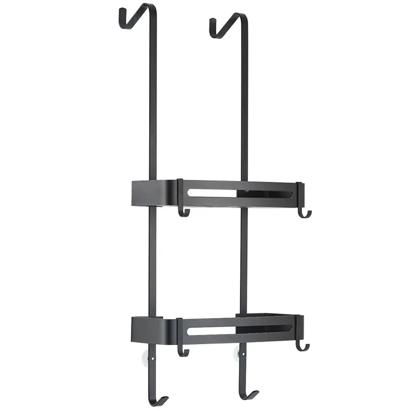 Kalsten | Sleek Shower Nail-Free Dual Layer Organizer Rack