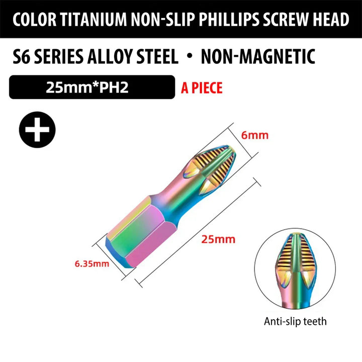 Kalsten | Magnetic Titanium Impact Anti-Slip Screw Head