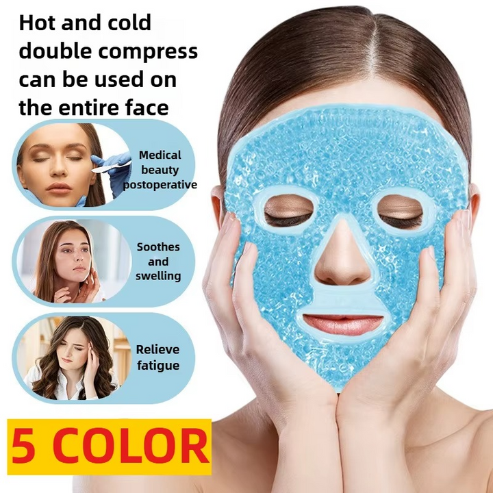 Kalsten | Cold and Hot Therapy Full Face Gel Bead Mask with Eye Compress