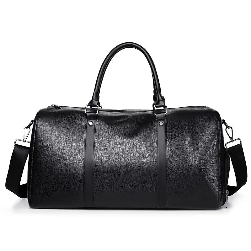 Kalsten | Travel bag Ravemo Roadster | Retro sports bag made of waterproof PU | 44×33×21 cm | For short trips, training & motorcycling