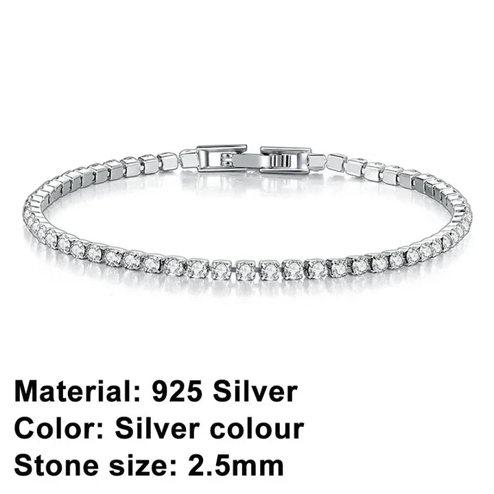 Kalsten | Tennis Bracelet – Shine with Attitude: Elegance in Sterling Silver and Hip-Hop Flair!