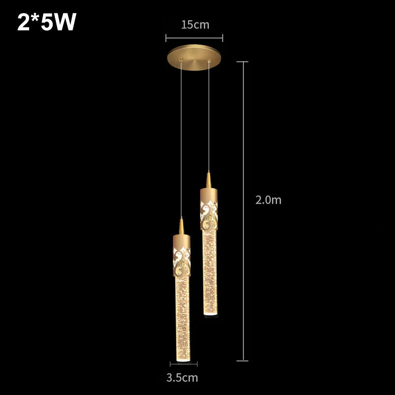 Kalsten | Chandelier with crystal pendants
