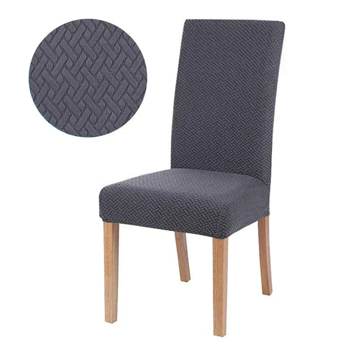 Kalsten | Chair Cover Velvona | Elastic & Thick Padded | Jacquard Stretch Cover | Washable & Wrinkle-Free