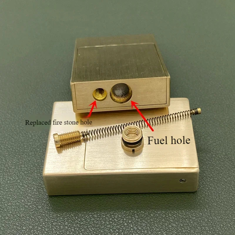 Timeless Brass Matchbox Handmade Kerosene Lighter | Kalsten