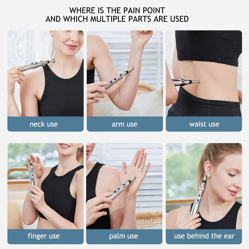 Kalsten | Multifunctional Acupuncture Massage Pen - 5 Heads