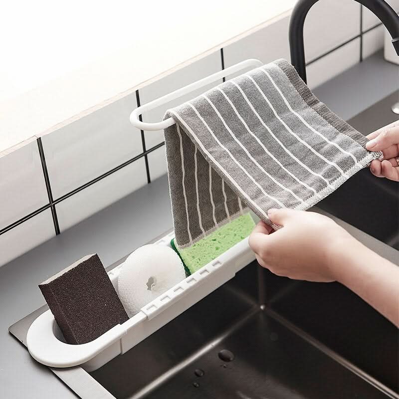 Kalsten | Sink Organizer with Drip Tray – Countertop Storage