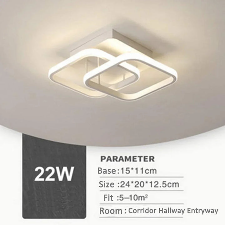 Modern LED Ceiling Light – Surface Mounted Lamp for Home, Kitchen, Loft, Corridor, and Balcony | Kalsten