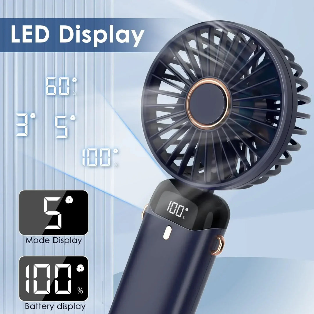 Electric Fan Portable Air Conditioner Mini Cooler Rechargeable Neck Fans for Home Free Shipping Hand Usb Conditioning Blades | Kalsten