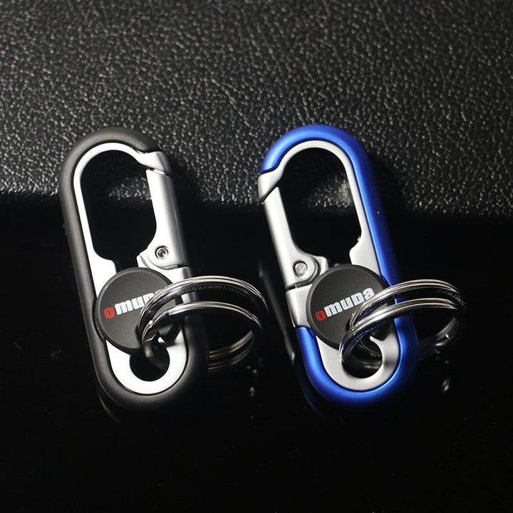 Kalsten | Steel Secure Double Ring Hook Keychain