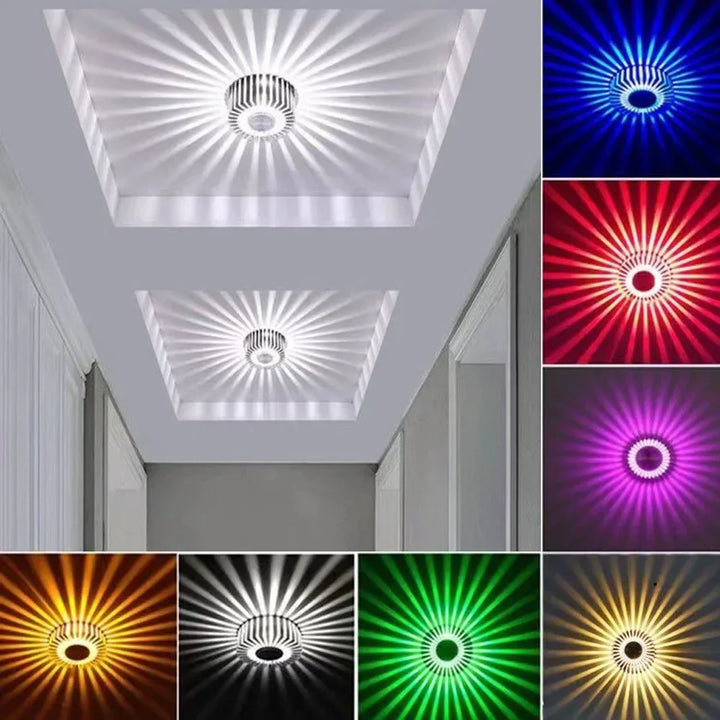 Sunburst Art LED Ceiling Light | Kalsten
