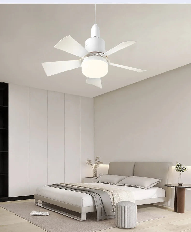 30W E27 Ceiling Fan Light with Remote - LED Dimming Function, Intelligent Silent Fan for Bedroom & Living Room | Kalsten