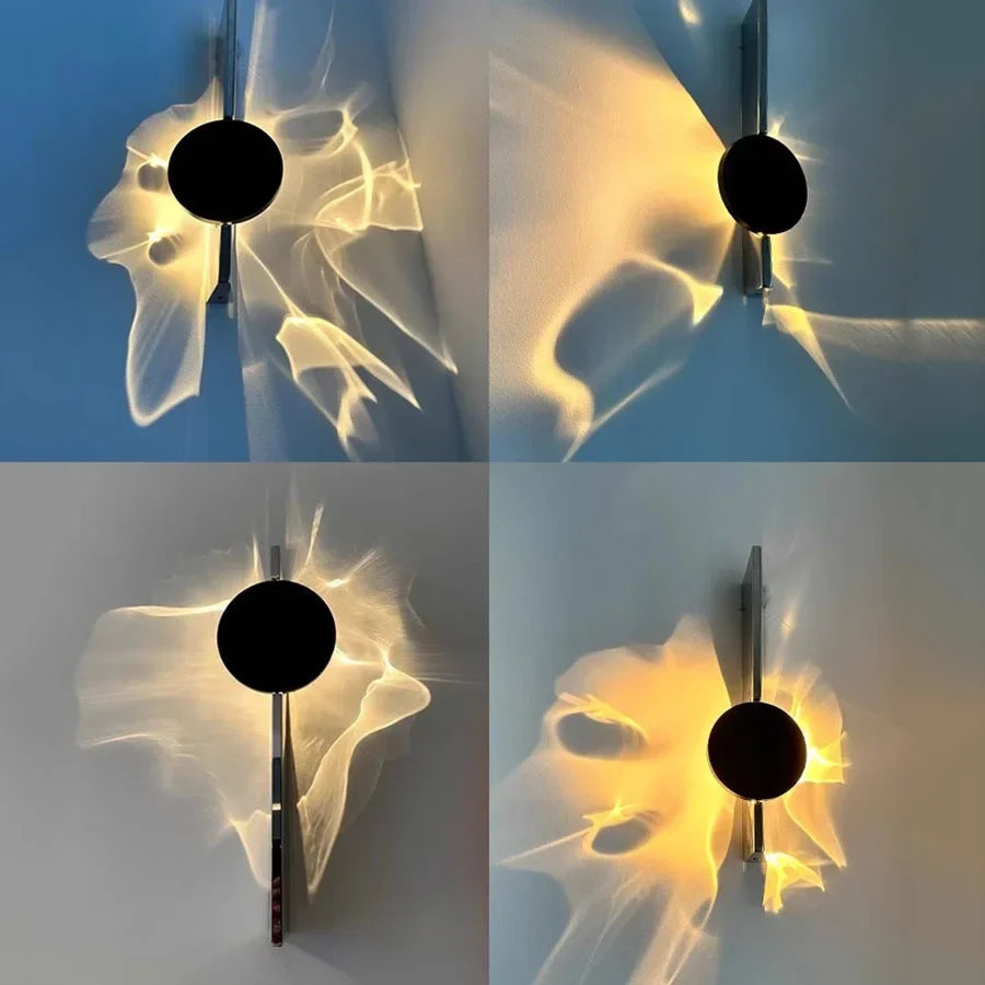 Modular Glow Projection Modern Wall Light | Kalsten