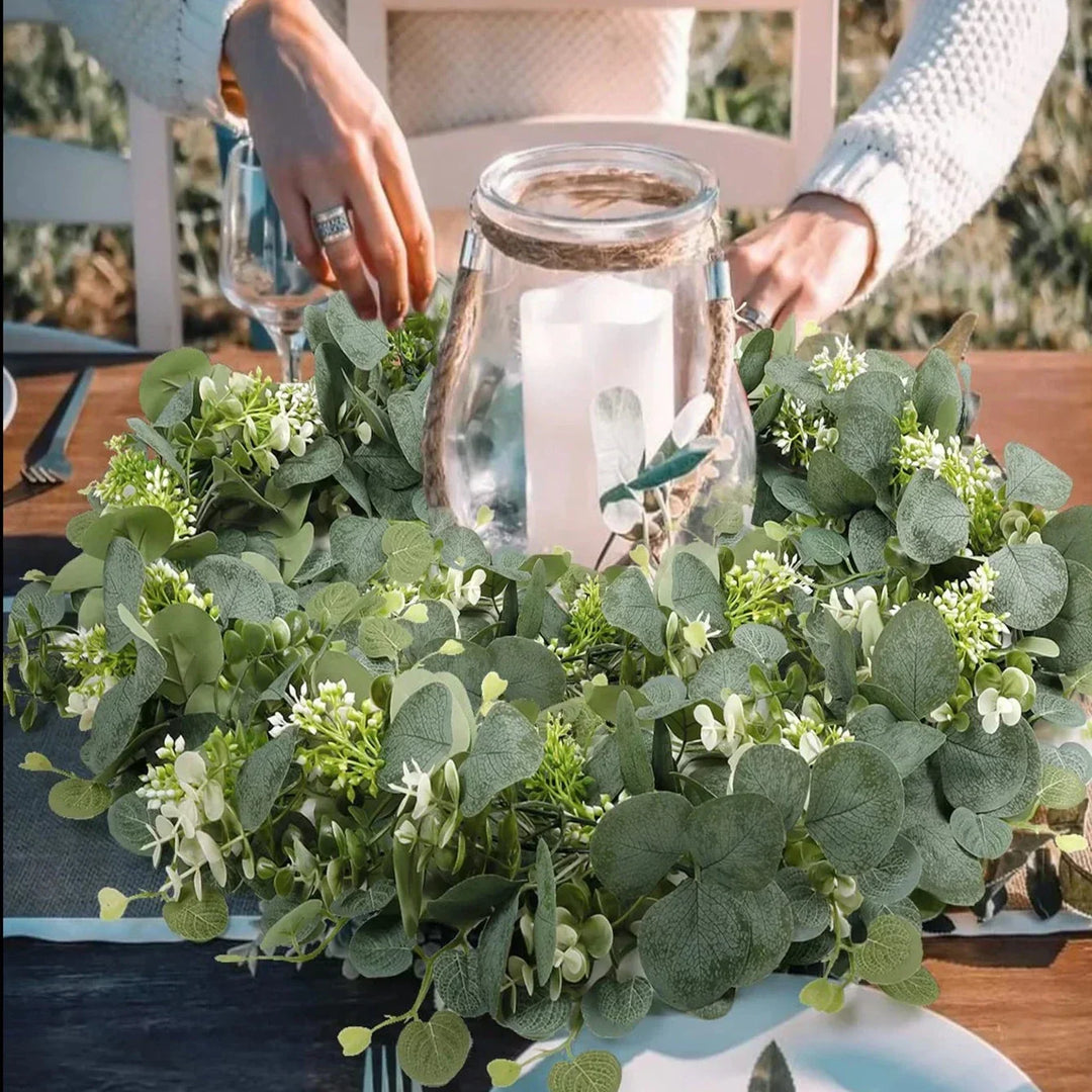 Kalsten | Garland - EucaGreen - Artificial Eucalyptus - 2-piece Set
