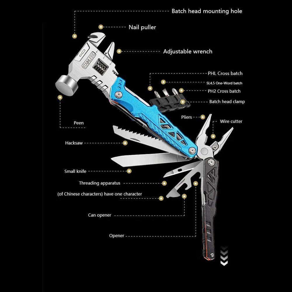 Kalsten | Multifunctional Wrench Pliers Hammer