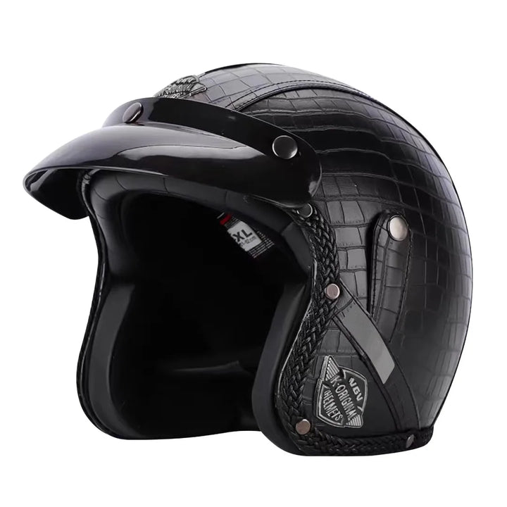 Kalsten | Retro Motorcycle Helmet – Kael – (Open Face 3/4)