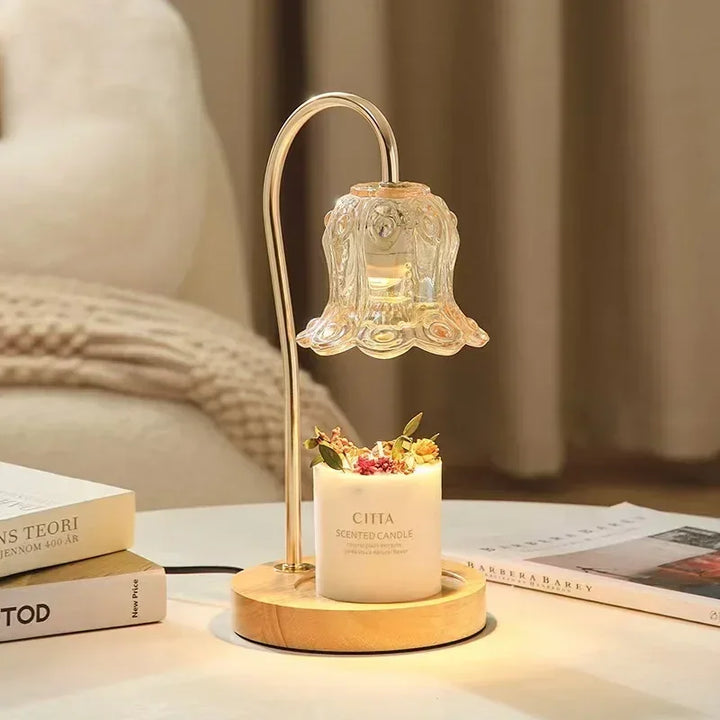 Flower-Shaped Warm Audience Candle Warmer Lamp | Kalsten
