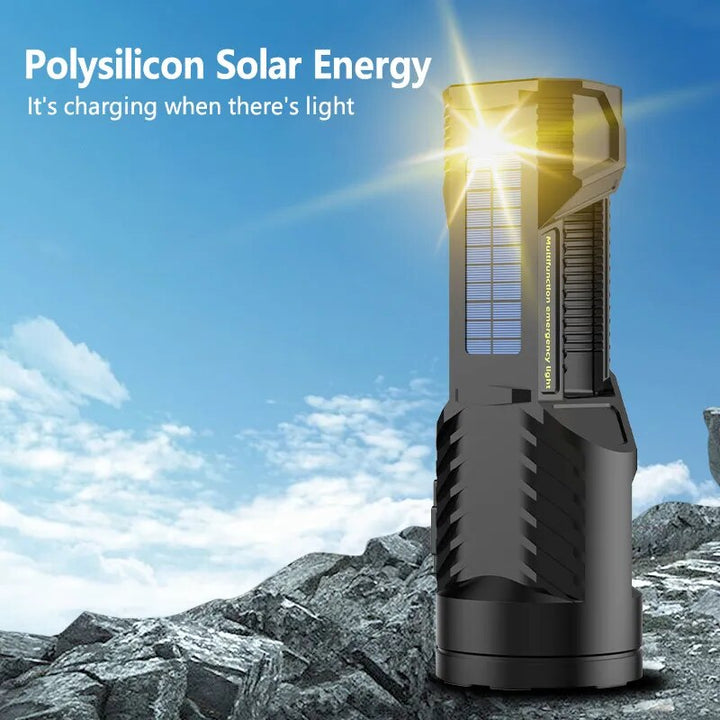 Solar High-Power Multifunctional Flashlight | Kalsten