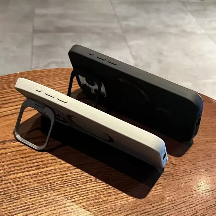 Kalsten | Magnetic Soft Wrist Bracket Lens Cover iPhone Case