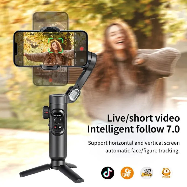 Kalsten | 3-Axis Smartphone Gimbal Stabiliser with AI Tracking & Face Detection – Alvion