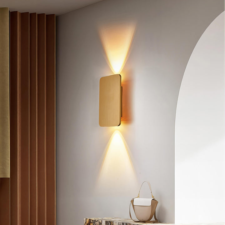 Modern Rectangle Metal Wall Lamp