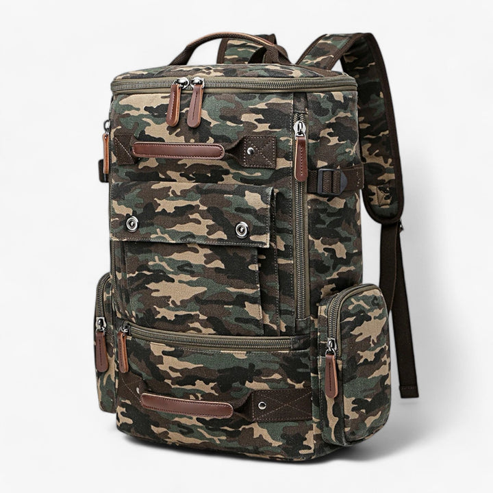 Kalsten | Vintage Canvas Backpack – Stylish & Functional with Laptop Compartment for Everyday & Adventure