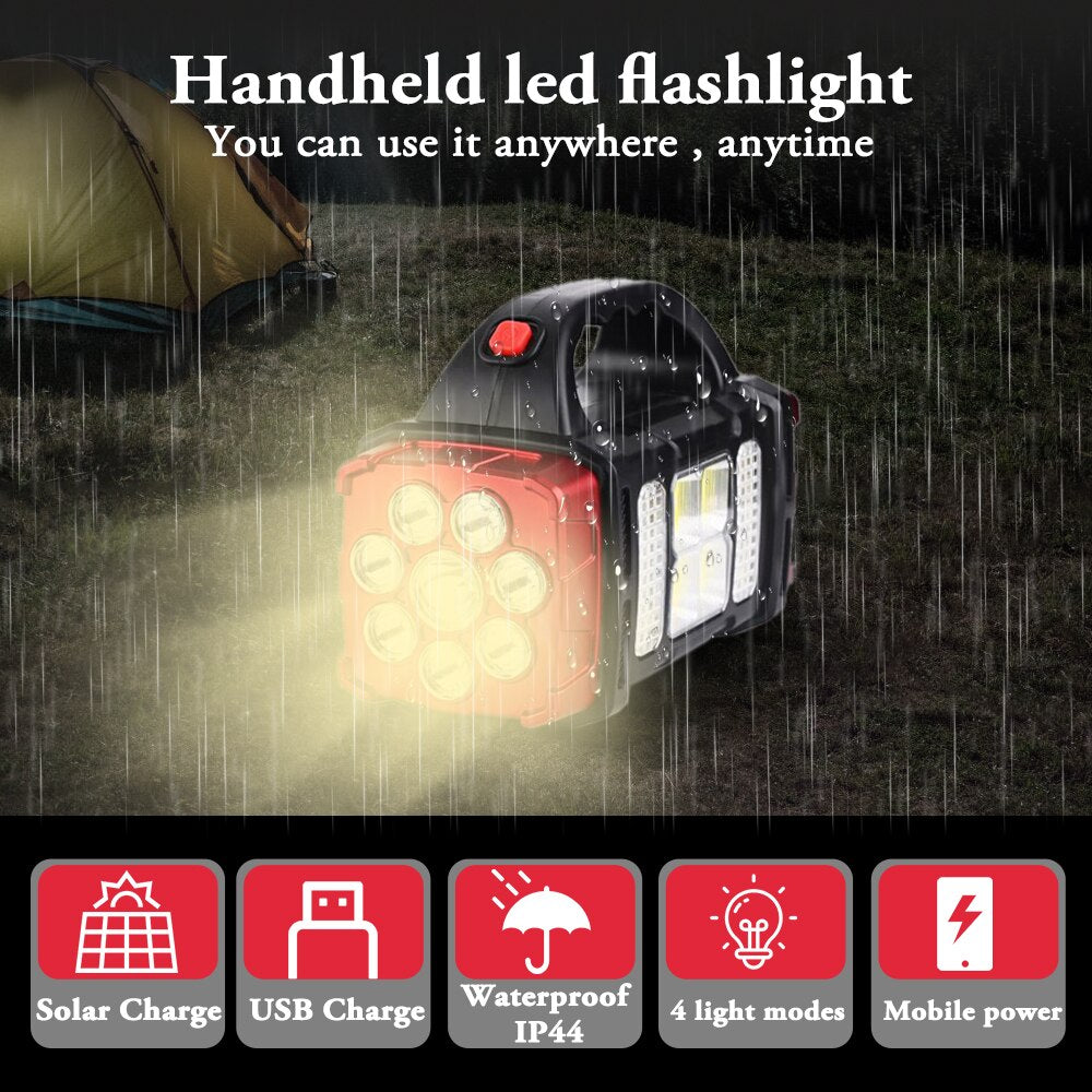 Solar Blast Powerful Power Bank LED Flashlight | Kalsten