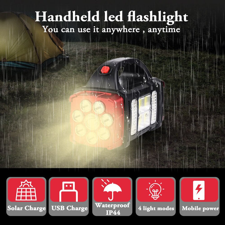 Solar Blast Powerful Power Bank LED Flashlight | Kalsten