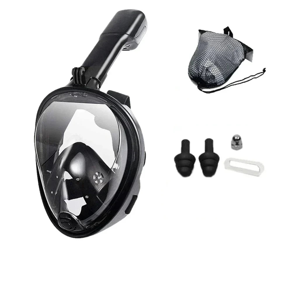 Kalsten | Oceavue Snorkel Mask | 180° Full Face | Anti-Fog & Leak Proof | For Kids & Adults