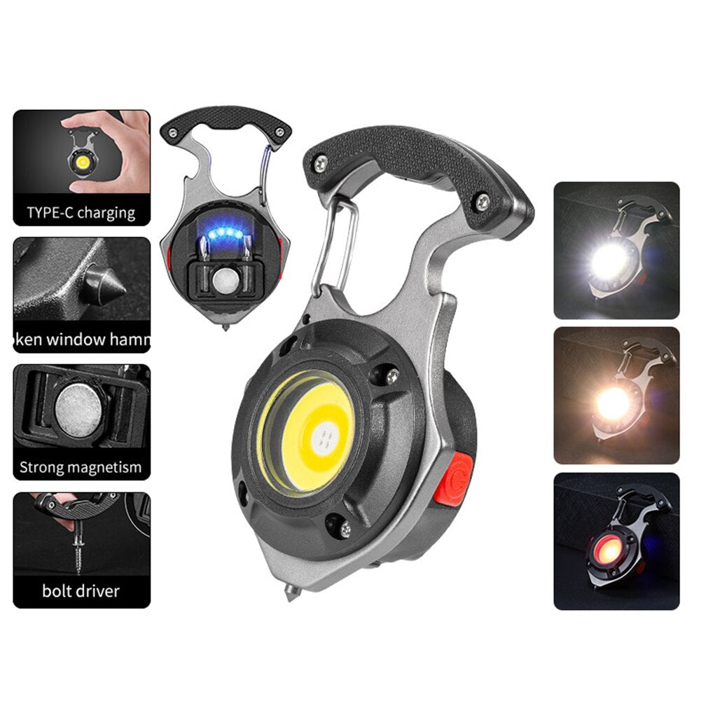 7in1 Pocket Lamp Survival Camping Keychain | Kalsten