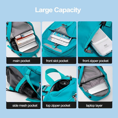 Skanto | TrekVault 40 Travel Backpack | 40 L Outdoor Backpack with Rain Cover | For Hiking, Travel & Daily Use | 31 × 20 × 52 cm