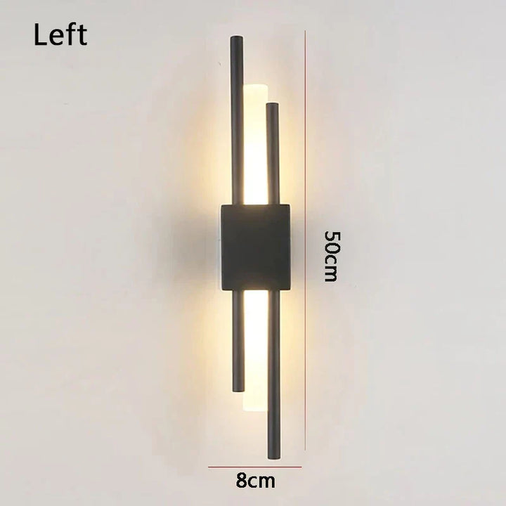 Nordic LED Wall Lamp – Contemporary Wall Sconce for Bedroom, Staircase, and Living Room | Kalsten