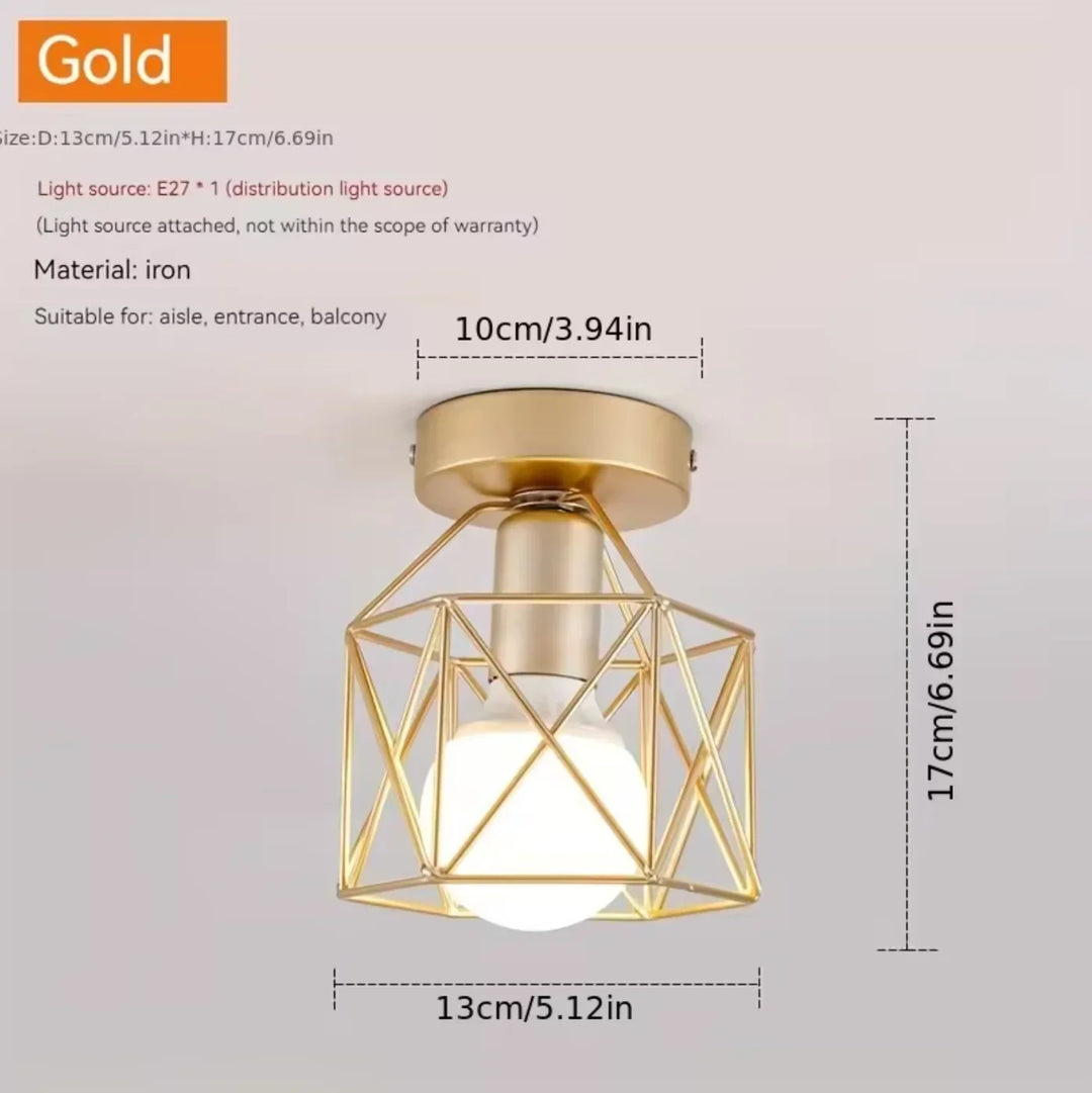 Modern LED Ceiling Light – Round Chandelier Flush Mount for Kitchen, Bedroom, Living Room, and Bathroom – E27 Base, 110V/220V | Kalsten