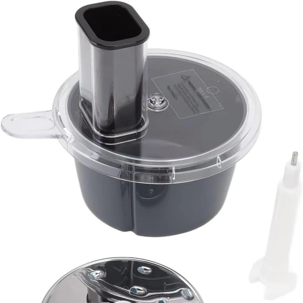 Kalsten | MixWerk Thermomix Cutting Set for TM6 & TM5 | Vegetable Cutter & Grater | Slicer Attachment for Radishes & Sweet Potatoes | Accessories with Container