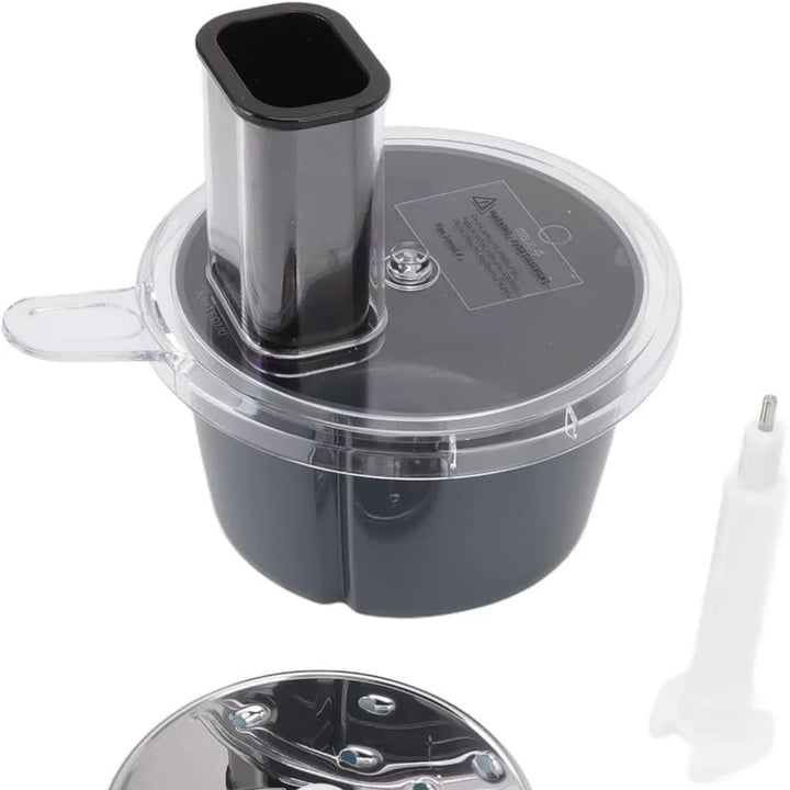Kalsten | MixWerk Thermomix Cutting Set for TM6 & TM5 | Vegetable Cutter & Grater | Slicer Attachment for Radishes & Sweet Potatoes | Accessories with Container