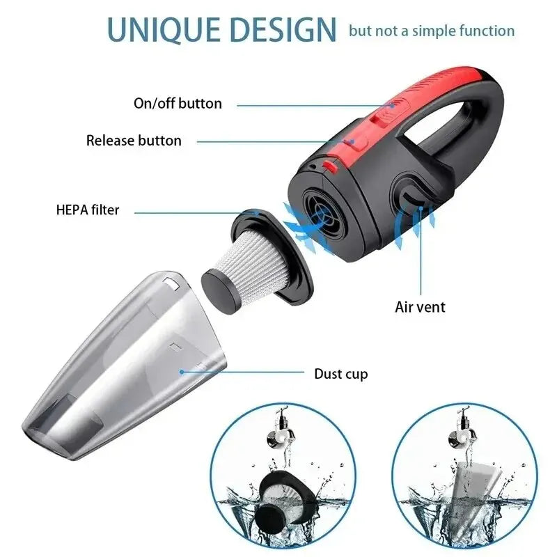 CycloVac - Wireless Handheld Vacuum Cleaner with Cyclone Suction System | Kalsten