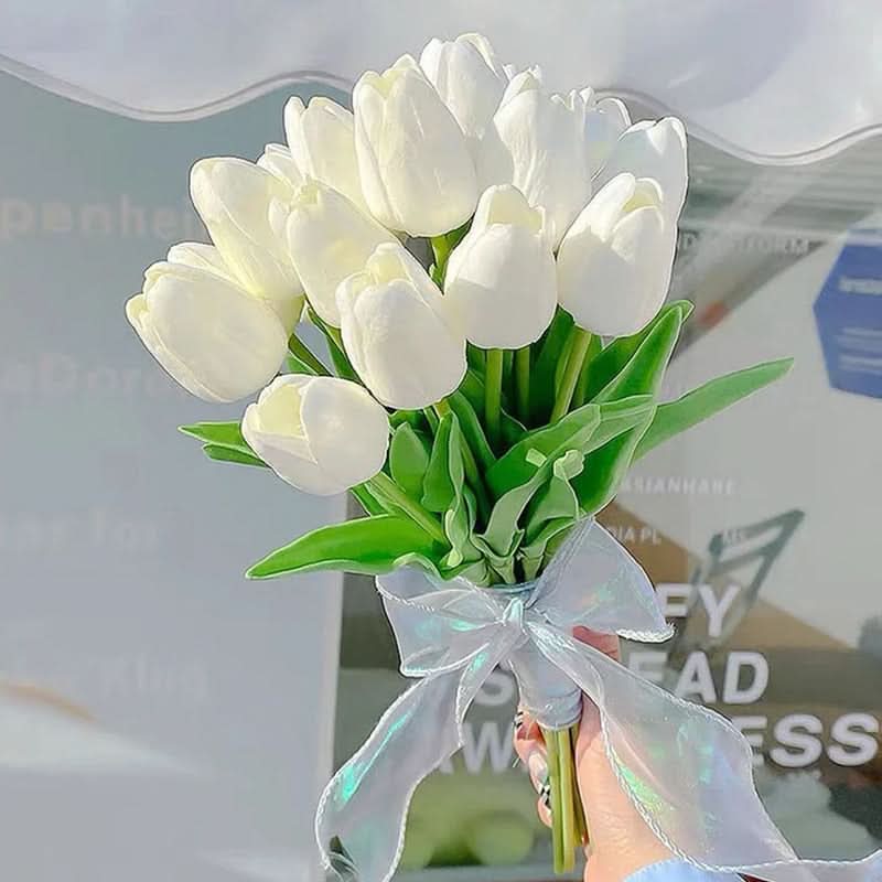 Kalsten | Artificial Tulip Bouquet with Realistic Lifelike Flowers
