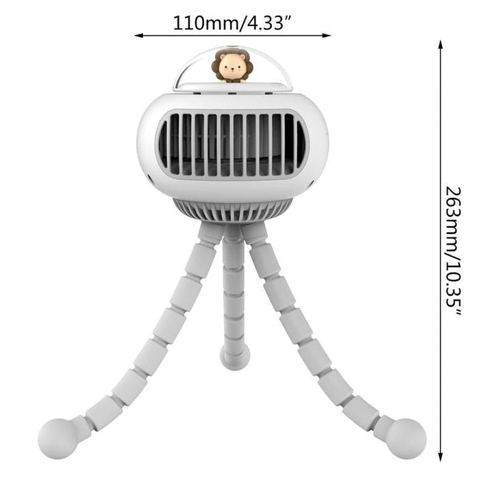 Portable Flexible Cute Baby Stroller Fan | Kalsten