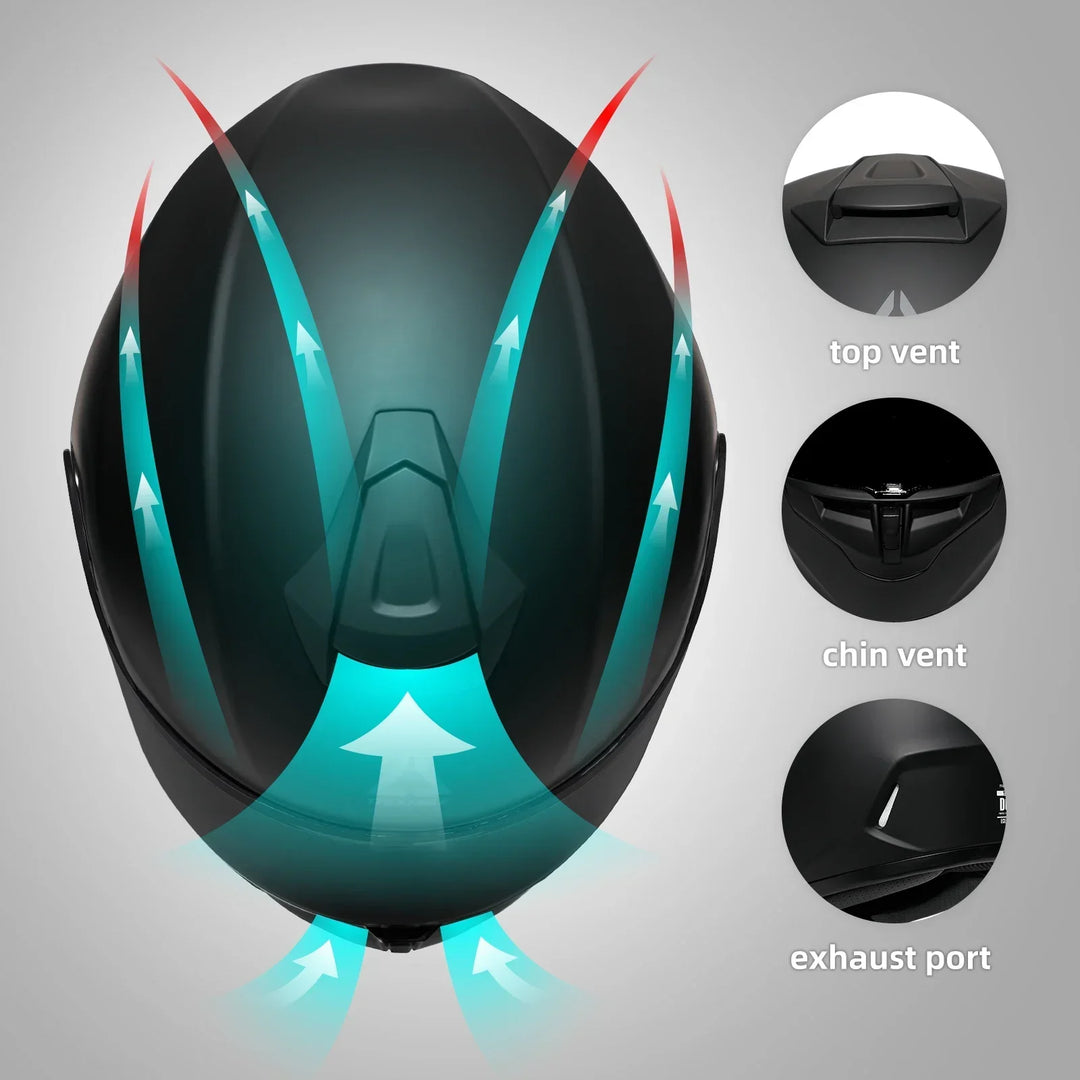 Kalsten | Modern Full Face Helmet with Clear Visor