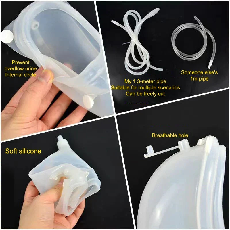 Kalsten | Silicone Adults Urine Collector with Catheter Bag