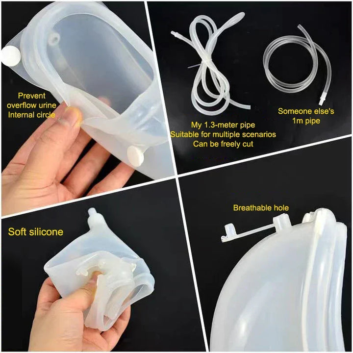 Kalsten | Silicone Adults Urine Collector with Catheter Bag