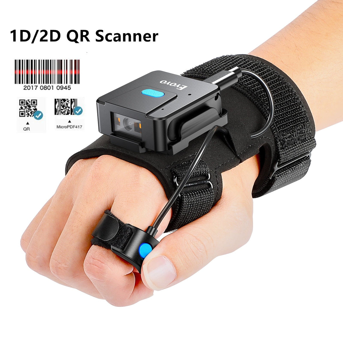 Skanto | Smart Scan Bluetooth Barcode Scanner Glove