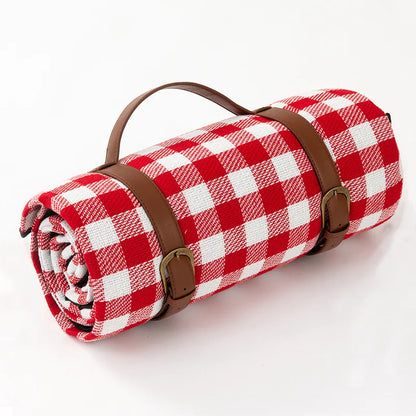 NovaPlaid | Waterproof Foldable Picnic Blanket with Carrying Strap | Karnz