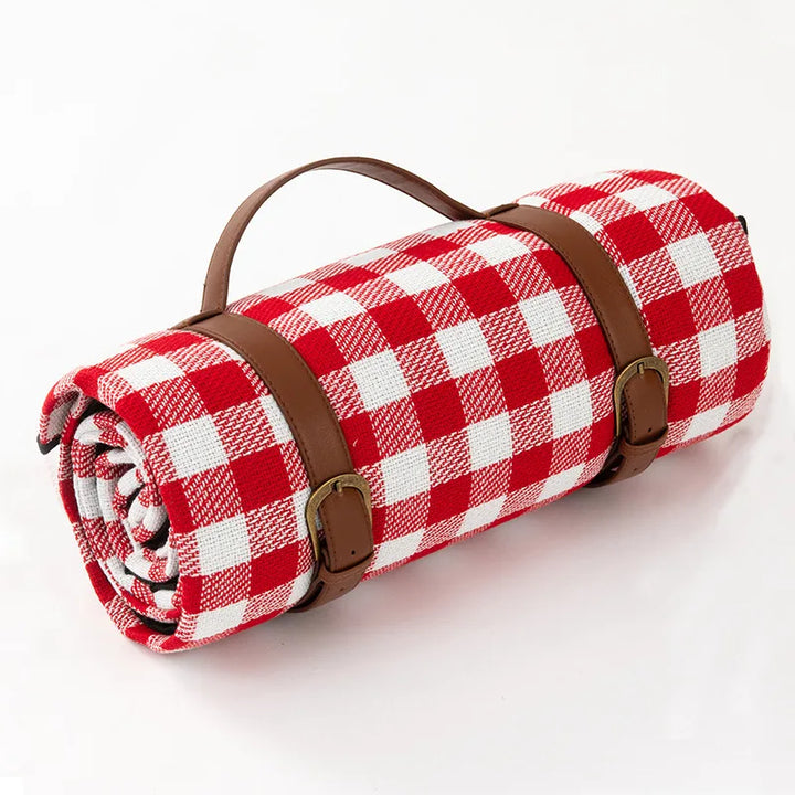 NovaPlaid | Waterproof Foldable Picnic Blanket with Carry Strap | Kalsten