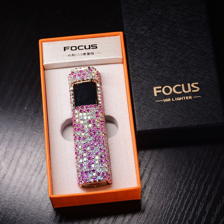Kalsten | Sparkle Stone Rhinestone Rechargeable Portable Lighter