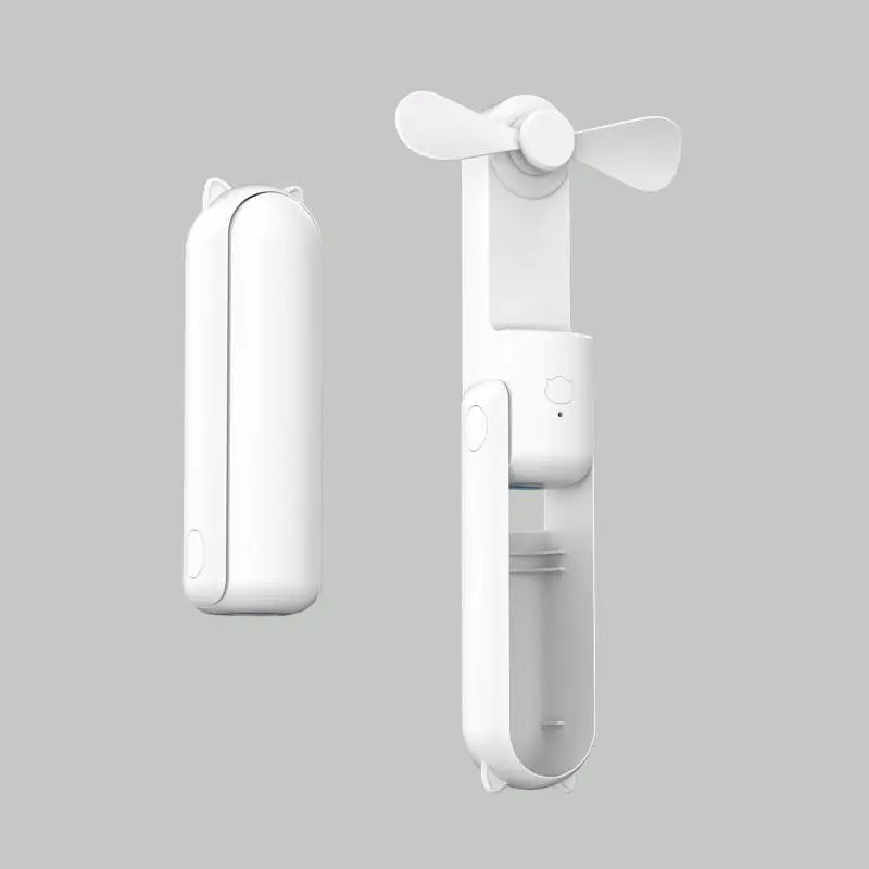 New Handheld Portable Mini Fan - Creative, Three-Speed Adjustable, Solid Color, USB Rechargeable Small Fan | Kalsten