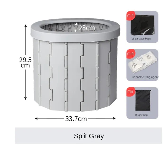 Comfy Travel Foldable Camping Toilet | Kalsten