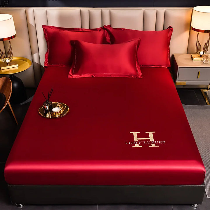 Kalsten | Solid Color Silk Bed Sheet