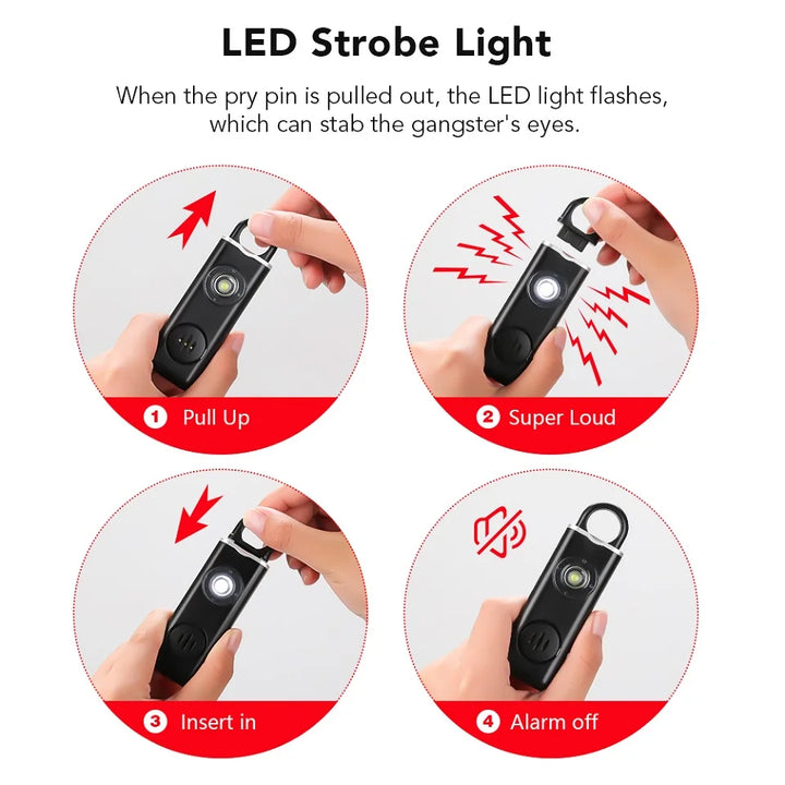 Emergency Self Defense Alarm Keychain | Kalsten