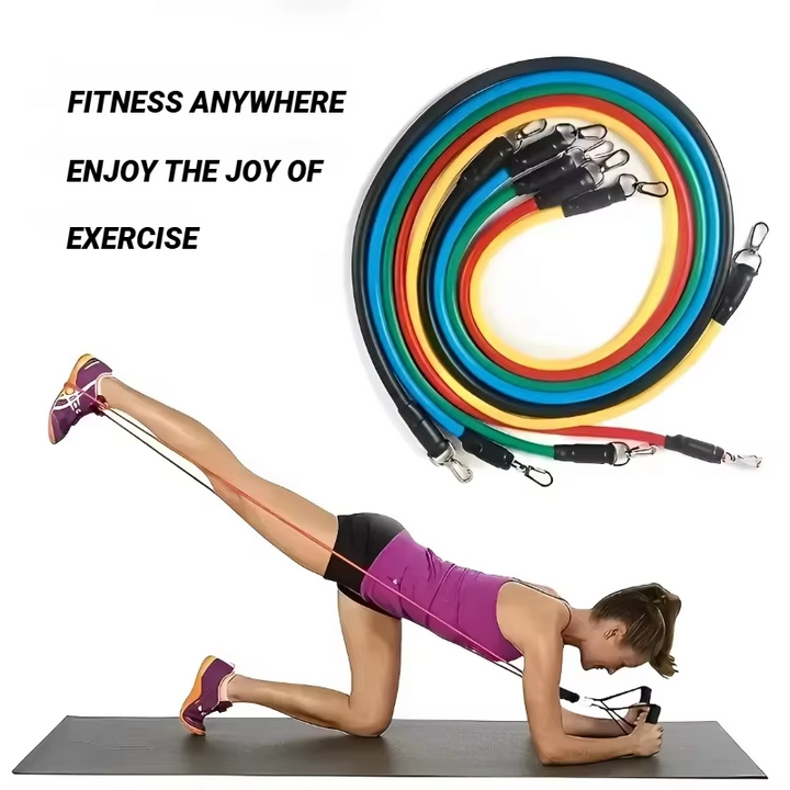 Kalsten | Complete Resistance Band Fitness Set with Handles and Ankle Straps